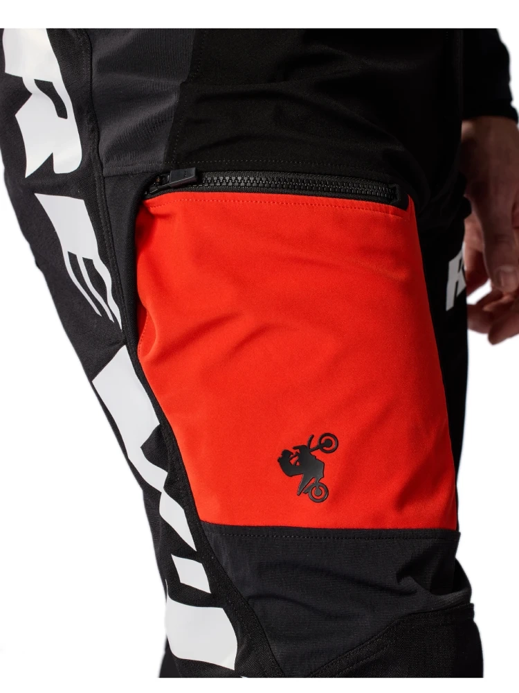Spodnie cross REV’IT! Lejano czarno-czerwone