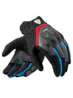 Rękawice motocyklowe letnie REV’IT! Veloz czerwono-niebieskie