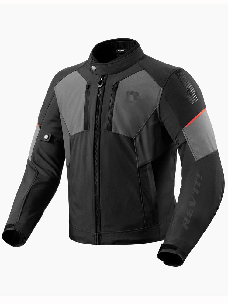 Kurtka motocyklowa tekstylna REV’IT! Catalyst H2O czarno-szara