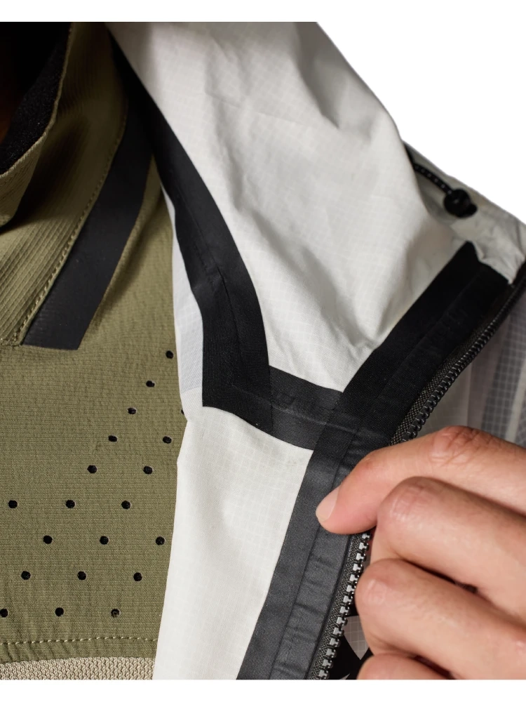 Kurtka przeciwdeszczowa REV’IT! Barrier 2 H2O biała