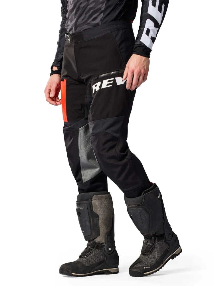 Spodnie cross REV’IT! Lejano czarno-czerwone