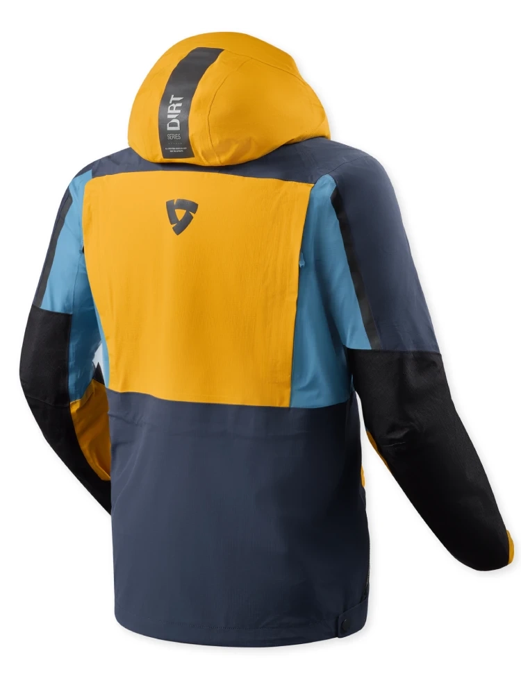 Kurtka enduro REV’IT! Blackwater 3 H2O żółto-niebieska