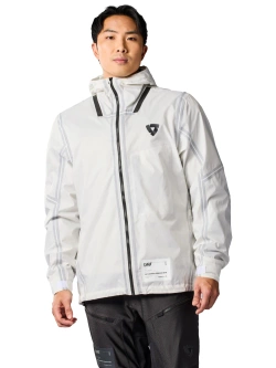 Kurtka przeciwdeszczowa REV’IT! Barrier 2 H2O biała