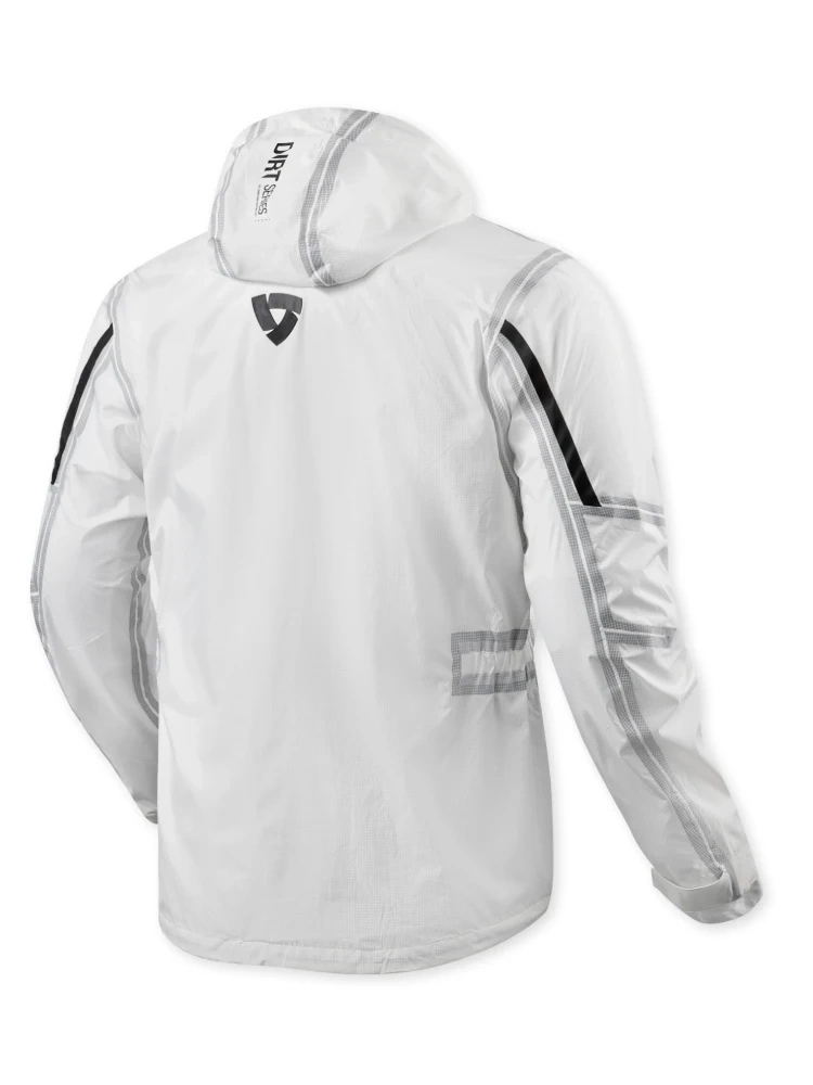 Kurtka przeciwdeszczowa REV’IT! Barrier 2 H2O biała
