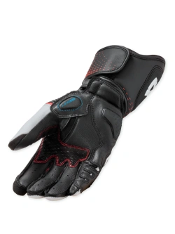 Rękawice motocyklowe damskie REV’IT! Xena 4 biało-fluo czerwone