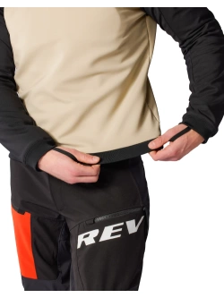 Bluza motocyklowa REV’IT! Trazada czarno-brązowa