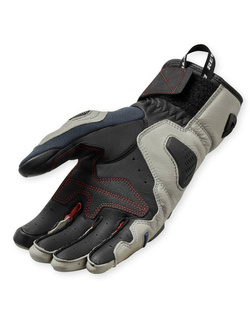 Rękawice motocyklowe REV’IT! Sand 5 jasnoszaro-czerwone