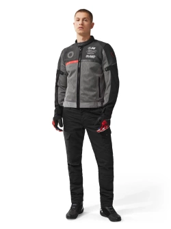 Kurtka motocyklowa tekstylna REV’IT! Swiftblade czarno-czerwona