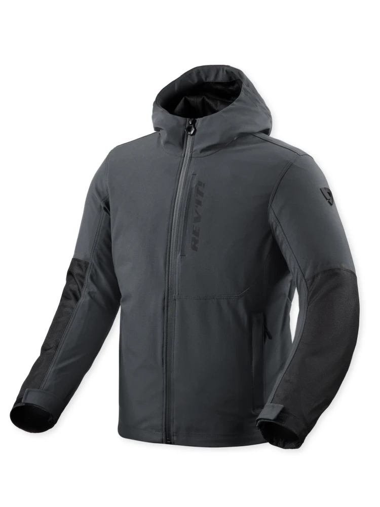 Kurtka motocyklowa tekstylna REV’IT! Traffic 2 H2O czarno-ciemno niebieska