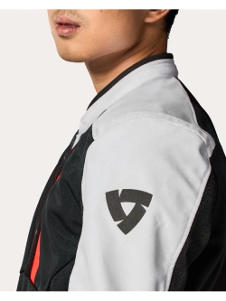 Kurtka motocyklowa tekstylna REV’IT! GT-R 4 Air czarno-biała