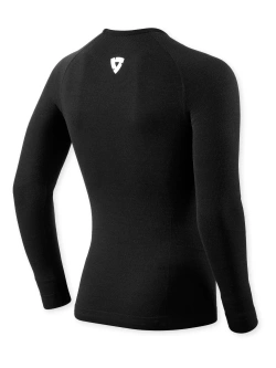 Koszulka termoaktywna z długim rękawem REV’IT! Heliox unisex, czarna