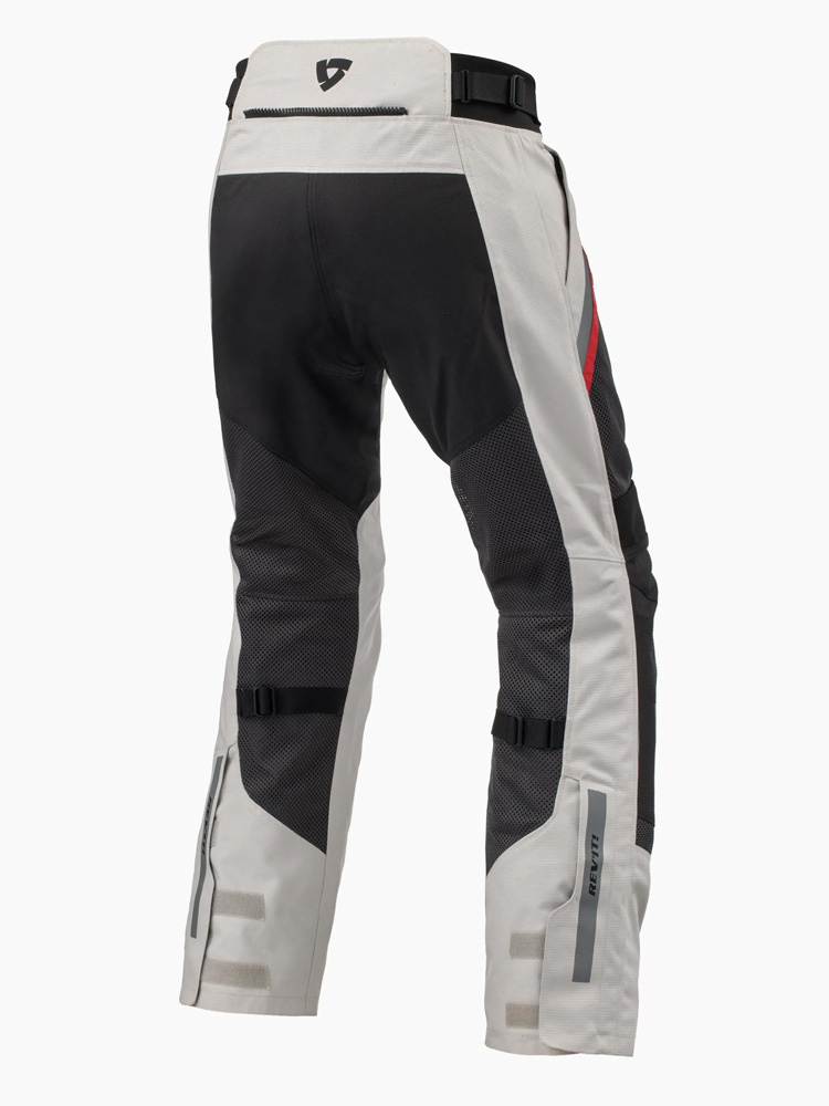 Spodnie motocyklowe damskie tekstylne REV’IT! Tornado 4 H2O szaro-czarne