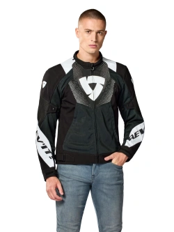 Kurtka motocyklowa tekstylna REV’IT! Hyperspeed 3 GT Air czarno-biała