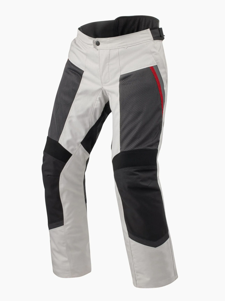 Spodnie motocyklowe damskie tekstylne REV’IT! Tornado 4 H2O szaro-czarne