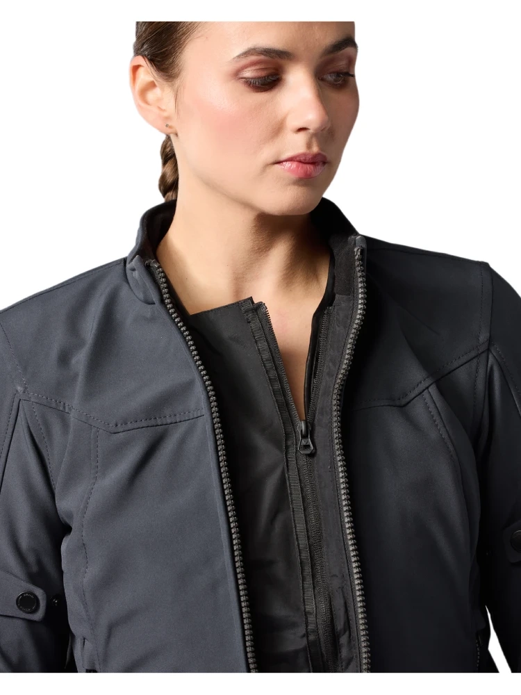 Kurtka motocyklowa damska tekstylna REV’IT! Shade 2 H2O niebieska