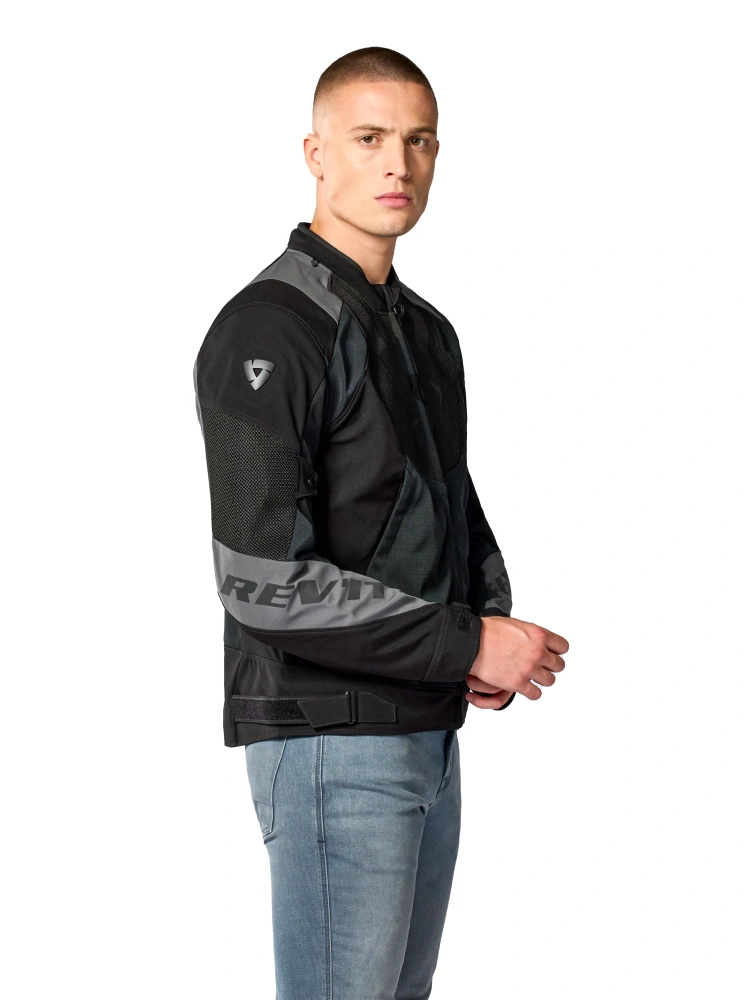 Kurtka motocyklowa tekstylna REV’IT! Hyperspeed 3 GT Air czarno-szara