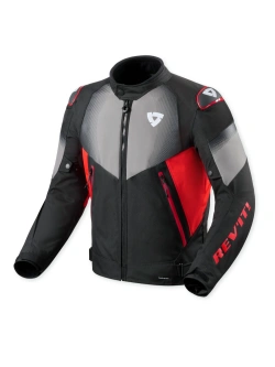Kurtka motocyklowa tekstylna REV’IT! Control H2O czarno-czerwona