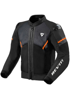 Kurtka motocyklowa tekstylna REV’IT! Mantis 2 H2O czarno-pomarańczowa