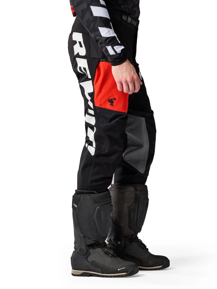 Spodnie cross REV’IT! Lejano czarno-czerwone