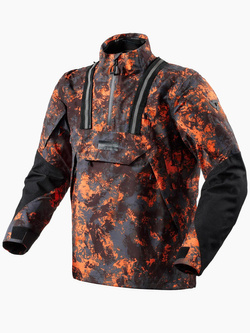 Kurtka enduro REV’IT! Smock Blackwater 2 H2O czarno-pomarańczowa